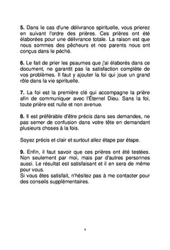 Mission chrétienne des prières divines