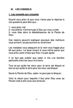Mission chrétienne des prières divines