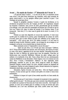 Paroles de feu dominicales