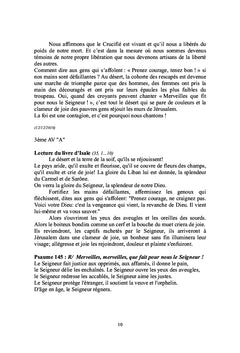 Paroles de feu dominicales