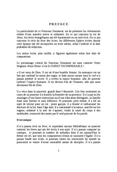 Le nouveau testament chronologique