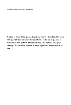 Archi-dynamique pour christ