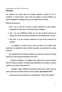 Archi-dynamique pour christ