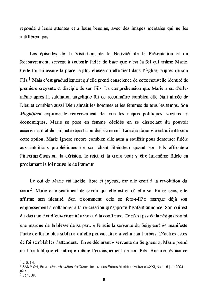 Marie, une voie spirituelle