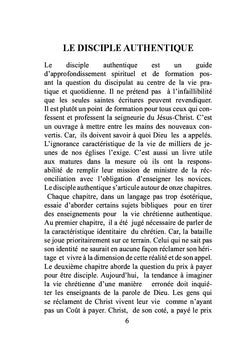 Le disciple authentique
