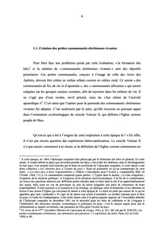 Communautés ecclésiales vivantes et paroisse