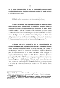 Communautés ecclésiales vivantes et paroisse