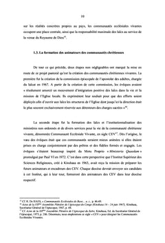 Communautés ecclésiales vivantes et paroisse
