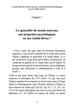 Marie, première Épouse du Christ