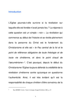 La révélation divine du christianisme selon Dei Verbum