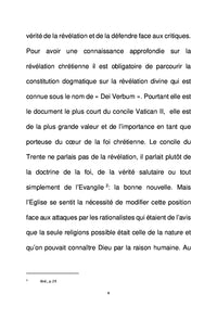 La révélation divine du christianisme selon Dei Verbum