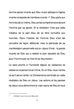 La révélation divine du christianisme selon Dei Verbum