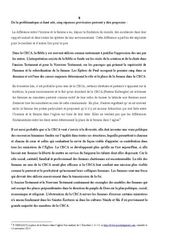 Rôle et statut de la femme dans l'Eglise