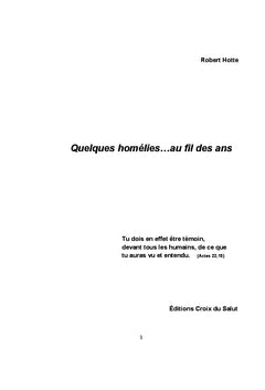 La Parole de Dieu vivante aujourd'hui