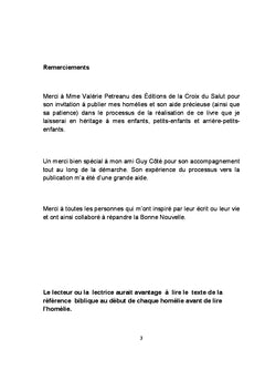La Parole de Dieu vivante aujourd'hui