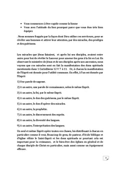 Les 6 aspects du feu du Saint-Esprit