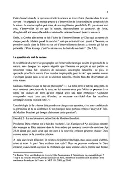 Jésus et la création