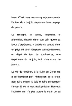 La joie du pauvre