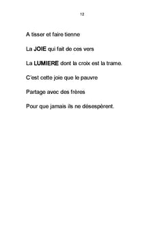 La joie du pauvre