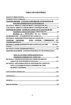 La dynamique du principe de l'imputabilité dans le droit pénal canonique