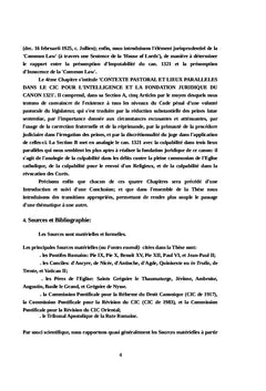 La dynamique du principe de l'imputabilité dans le droit pénal canonique