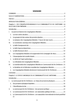 Les Associations de laïcs dans l'Eglise