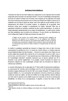 Les Associations de laïcs dans l'Eglise