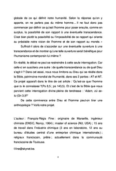 Qu'est-ce que l'homme que tu le connaisses?