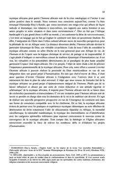 Mystique chrétienne africaine