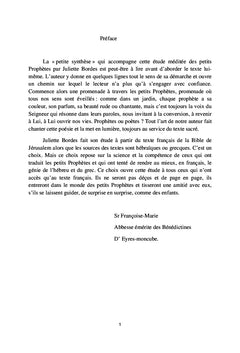 Prophètes ou poètes?