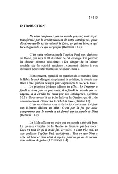 Le chrétien et le Monde