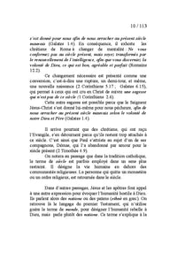 Le chrétien et le Monde