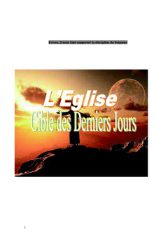 L'Eglise Cible Des Derniers Jours