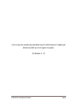 Sagesse et Maturité