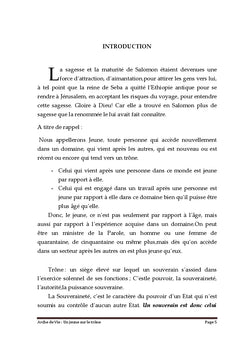 Sagesse et Maturité