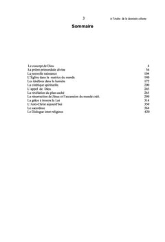 A l'Aube de la destine celeste