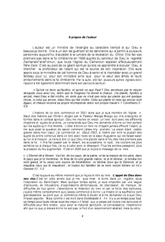 L'appel de Dieu dans nos vies