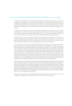 Manuel d'éducation à la paix, à l'usage des formateurs en Centrafrique