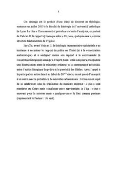 Communaute et presidence
