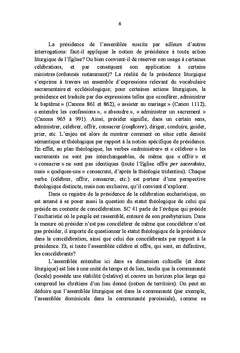 Communaute et presidence