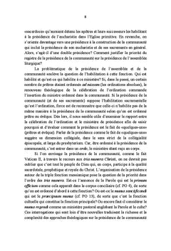 Communaute et presidence