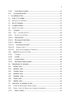 Les réponses, langages, caractéristiques et les méthodes divines
