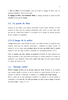 Les réponses, langages, caractéristiques et les méthodes divines