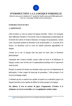 Syllogismes et sophismes pour debutants