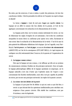Syllogismes et sophismes pour debutants