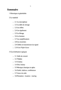 De la Sonorisation