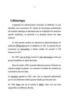 De la Sonorisation