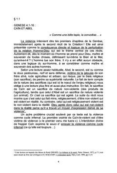 Violence, guerre et paix dans les écrits bibliques