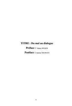 Du mal au dialogue