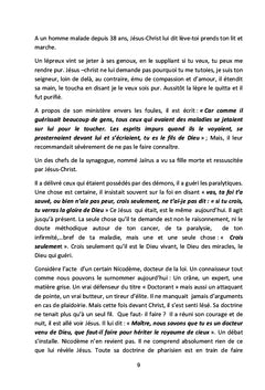 Veux-tu être guéri?